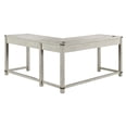 thumbnail image 6 of Baton Rouge L-Shape Desk in Champagne Oak Finish Engineered Wood, 6 of 15