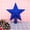 84#Blue, variant on Christmas Lights Outdoor Christmas Tree Top Decoration Pendant Christmas Tree Top Star Christmas Tree Top Powder Five-pointed Star