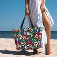 thumbnail image 5 of Lsque Mario Beach Travel Bag - Water-Resistant, Large Capacity Lightweight Tote with 7 Pockets for Women and Men - Perfect for Beach, Pool, Gym, and Travel, 5 of 6