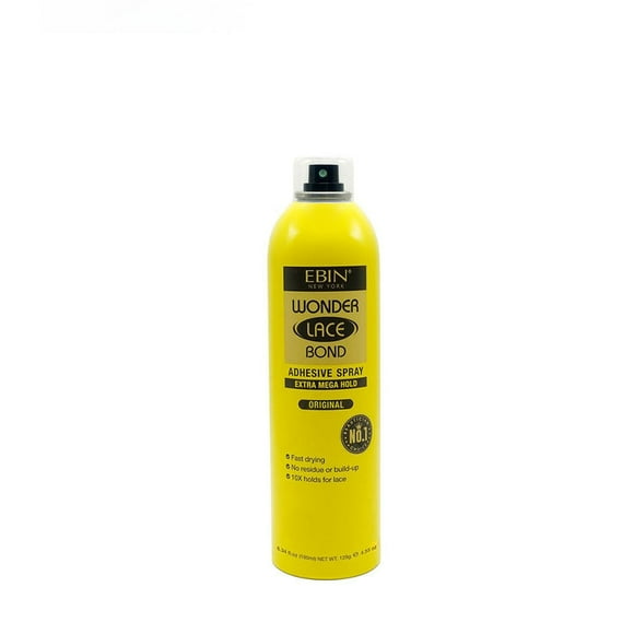 Ebin Wonder Lace Bond Wig Adhesive Spray Extra Mega Hold 6.34 oz