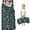 Dinosaur and Leaf Navy Pattern, variant on Dinosaur and Leaf Navy Pattern Kids Nap Mat, All-in-One Nap Pad with Handle & Fastening Straps, Hypoallergenic Gifts for Birthday Holiday,50"x20"