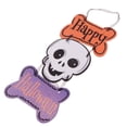 thumbnail image 4 of Happy Halloween Skull Head Papel Colgante Tablero licencia Letrero Embrujada Yotijar Decoración colgante del feliz Halloween, 4 of 6
