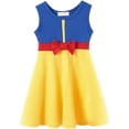 thumbnail image 1 of Ropa de algodón para niña, vestidos de tutú de fiesta para niña pequeña de princesa de verano,Snow White,3T, 1 of 6