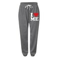 thumbnail image 4 of Tthxqing Womens Valentine's Day Baggy Sweatpants Trendy Drawstrings Love Printed High Waist Joggers Causal Workout Running Yoga Pants with Pockets Y_GY2 L, 4 of 4