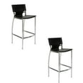 thumbnail image 1 of Mattear Stool (26") in Black SET OF 2, 1 of 4