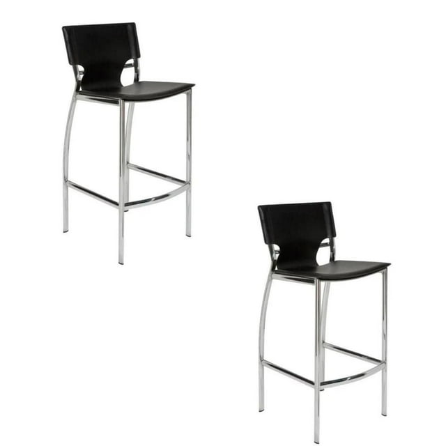 Mattear Stool (26") in Black SET OF 2