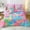 Rainbow Butterfly(6Pcs), variant on OKKEEY Kids Twin Size Comforter Sets, 6 Pcs Bedding Set for Girls & Women, Rainbow Butterfly Floral Microfiber Bed in a Bag with Pillowcase & Sheet, Bedroom Decor Gift for Teens