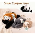 thumbnail image 5 of Weighted Plush Animals for Kids & Adults, Hugging Pillow for Anxiety Relief & Sleep Support, Cute Stuffed Toys Christmas Gifts For Family Friends 30cm, 5 of 5
