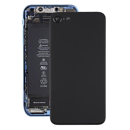 (Black)Glass Battery Back Cover for iPhone SE 2020