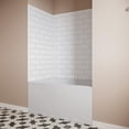 thumbnail image 2 of Streamline DSH-1460-151 32 in. L x 48 in. W x 55 in. H 3-Piece Glue-Up Alcove Bathtub Surround in White Tile Finish, 2 of 4