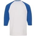 thumbnail image 4 of Gildan Mens Heavy Cotton 3/4-Sleeve Raglan T-Shirt. 5700, 4 of 4