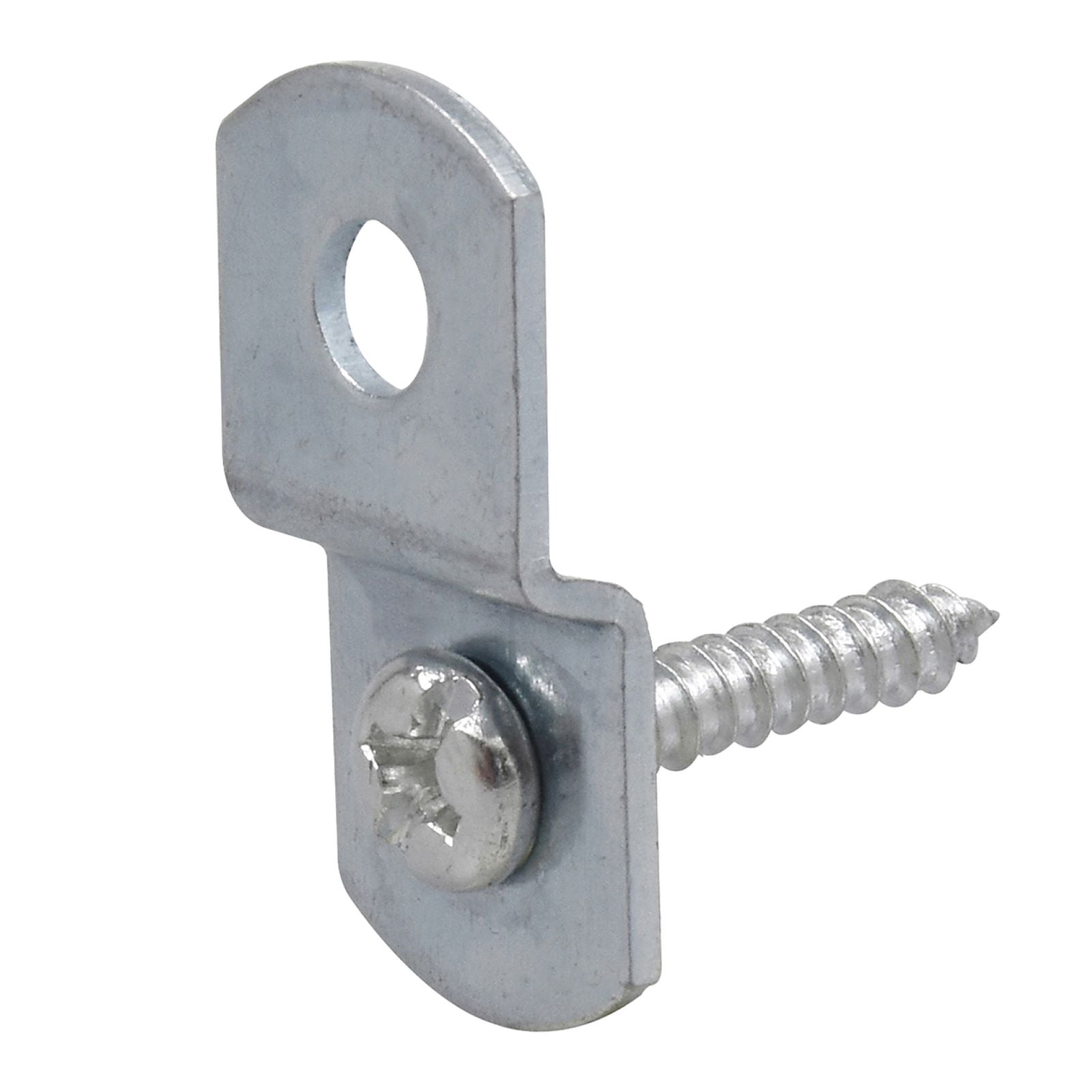 (3 pack) Ook Metal Offset Clips, 1/4", Steel, Zinc Finish, Silver, 2 pack