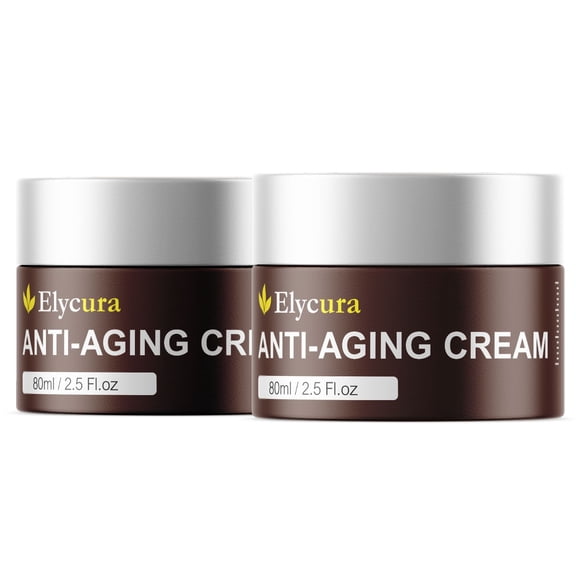 Elycura Anti-Wrinkle Cream Advanced Skin Moisturizer for Repair and Renew 60 Day Supply