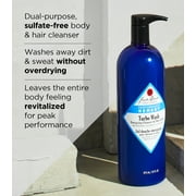 Jack Black Turbo Wash, Energizing Cleanser for Hair & Body, 33 fl oz