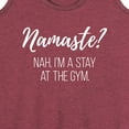 thumbnail image 3 of Instant Message - Namaste Nah Stay At Gym - Women's Racerback Tank Top, 3 of 6
