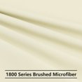 thumbnail image 3 of Cream Pillowcases Soft Microfiber Pillow Case Cover with Zipper Queen, 2 Pack, 3 of 8
