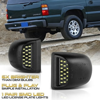2001 chevy tahoe license plate cheap light