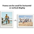 thumbnail image 5 of Americanflat 8.5" x 11" Gallery-Style Picture Frame to Secure Artwork, Prints, and Photos - White, 5 of 7