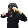 thumbnail image 1 of Revlon Straight & Smooth Soft Touch Paddle Hair Brush Set, Black + Berry, 1 of 4