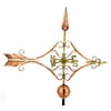 32" Luxury Polished Copper Victorian Arrow Weathervane