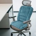 thumbnail image 5 of Heating Chair Pad, Colorful Soft Winter Warm Chair Cover, Large Comfortable Heating Cushion, Full Body Cushion Office Sitting Supplies, Cozy Seat Cushion with Waist Protection for Home Office, 5 of 5