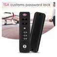 thumbnail image 2 of Customs Password Lock Anti-Theft 3 Digit Combination Lock for Travel Luggage Suitcase, 2 of 7