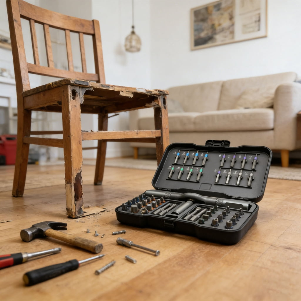 50 In 1 Ratchets Screwdriver Set With Ergonomic Handle And Portable Case For Projects And Professional Repairs