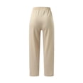 thumbnail image 5 of Womens Trousers Women's Pants Casual Khaki Work Pants Women Comfy Pants Wide Leg Pants Woman with Pockets Fall Pants for Women 2025, 5 of 7