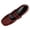 Wine, variant on Women's Ballet Mary Jane Flats Square Toe Double Buckle Strap Dressy Ballet Flats Versatile Comfy Flat Shoes with Bow for Daily Work Office