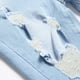 thumbnail image 4 of Puntoco Pantalones Cortos De Mezclilla Para Hombre Pantalones Cortos Midi Con Bolsillo Con Cremallera Y Botones De Ajuste Micro Elástico Pantalones Cortos 212 L (36),Pantalones Cortos Hombre, 4 of 6
