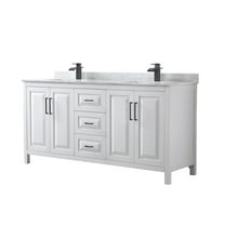 Wyndham Collection Wcv252572dunsmxx Daria 72" Free Standing Double Vanity Set - White /