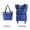 DARK BLUE, variant on Foldable Shopping Cart with Wheels, Upgraded 2 in 1 Portable Grocery Cart Foldable with Wheels and Pull Handle for Market & Grocery Runs Gift for Women & Seniors,GREEN