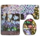 thumbnail image 1 of ABPHQTO Primavera Verano Flor Esta Noche Juego de alfombras de baño de 3 piezas Alfombra de baño Alfombra de contorno y tapa de inodoro, 1 of 2