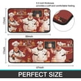 thumbnail image 3 of Kitchen Mats for Floor Kitchen Rugs Sets of 2 Non Slip Washable Brown Coffee Kitchen Rugs Anti Fatigue 47x17 Inch and 29x17, 3 of 6