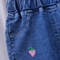thumbnail image 5 of EnJoCho Girls Toddler Kid Denim Jeans Soft Stretch Comfortable Elastic Waist Casual Pants Durable Breathable Skin Friendly Trousers Relaxed Straight Fit Everyday, 5 of 8