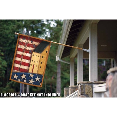 Toland Home Garden Land Of The Free House Flag