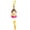 Brown, variant on Cartoon Buddha Pendant Keyring with Lanyard Plush Doll Toy Soft Velvet Hanging Ornament Bag Decoration