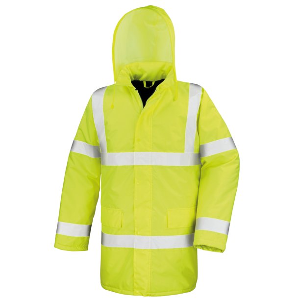 Result Core - Abrigo reflectante High Viz Motorway (impermeable y cortavientos) (Amarillo Hi Viz) Result UTRW3346_hivizyellow