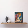 thumbnail image 4 of Artery8 Japanese Tiger in Sun Abstract Colourful Classic For Living Room Artwork Framed Wall Art Print A4, 4 of 5