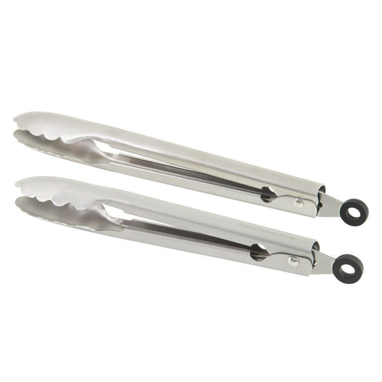 KitchenAid® Gourmet Stainless Steel Silver Utility Tongs, 12 in - Fry's  Food Stores