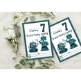 thumbnail image 4 of Darling Souvenir White Birthday Invitation Card Printable Fill or Write In Blank Invites Party Supplies Pack Of 28 5 x 7 Inches, 4 of 5