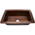 thumbnail image 2 of Terra Bottom-Rounded Hammered Kitchen Copper Sink, 2 of 3