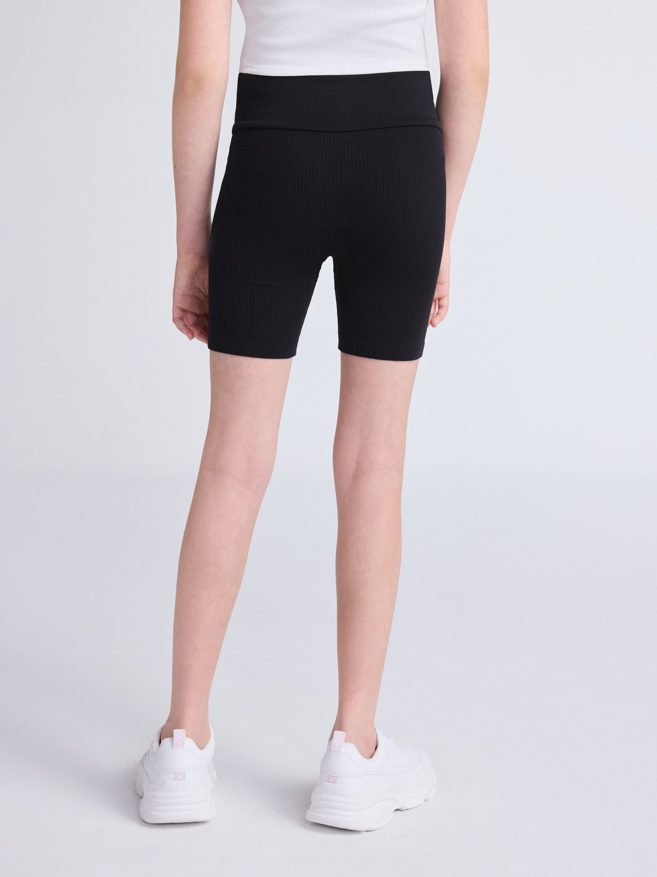 Weekend Academy Girls Seamless Biker Shorts, Sizes 4-18