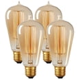thumbnail image 1 of Bombillas incandescentes Hudson Bulb Co. Vintage, 6 W, 2100 K, paquete de 4, 1 of 9