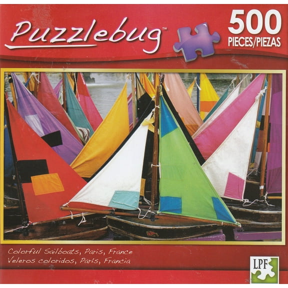 Puzzlebug 500 - Colorful Sailboats Paris France