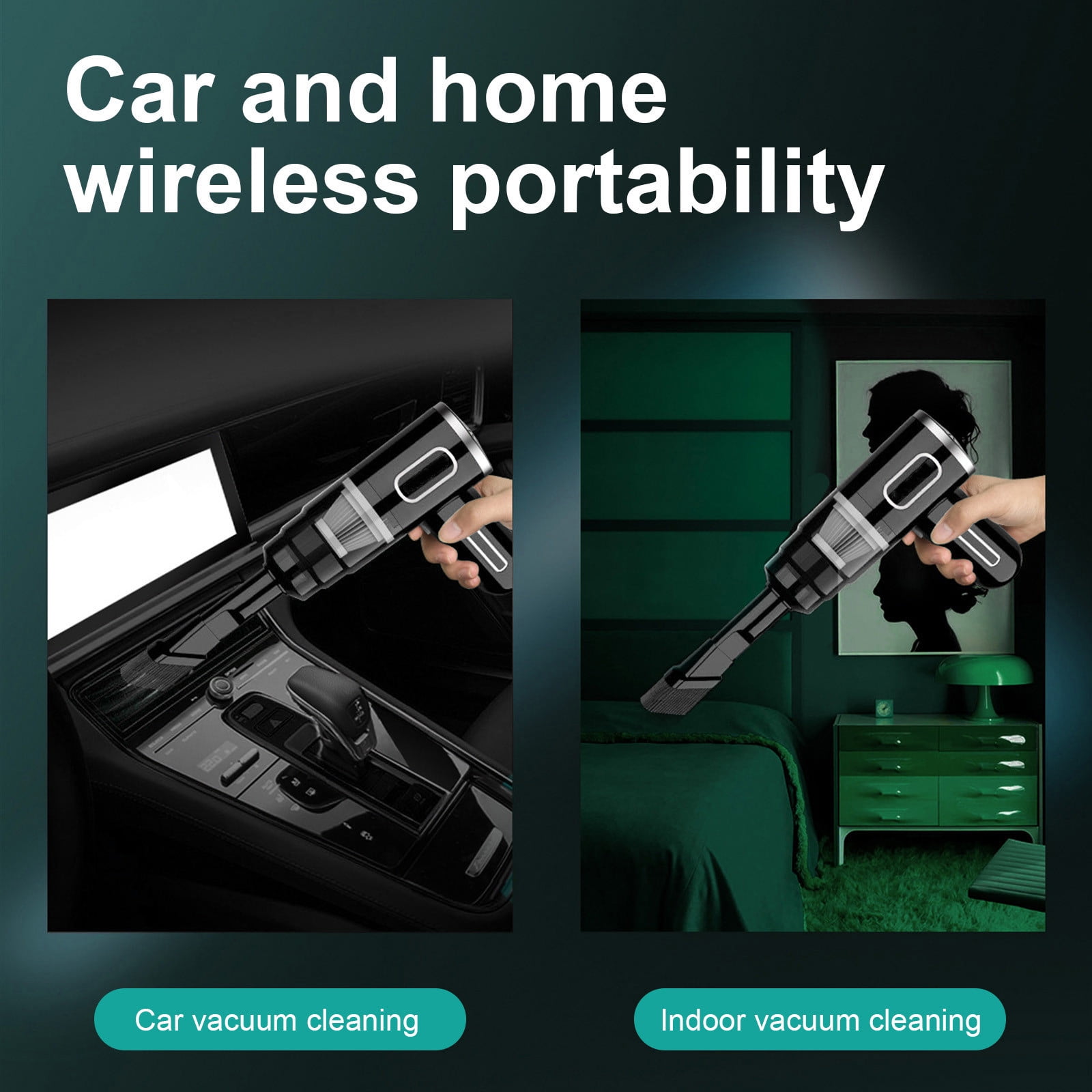 Uiz Merueh Mini Car Vacuum Handheld Vacuum Cordless Car Vacuum Powerful Suction Hand Vac for Car,Office,Home Cleaning