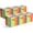 Multi Ombre, variant on Sorbus 11" Fabric Storage Cubes, 6 Pack, Collapsible Bins with Handles, Tie-Dye Swirl