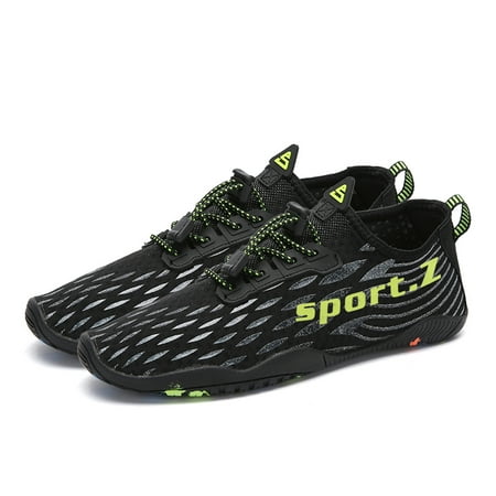 Chota Quick Lace - Outdoor Sports Lovers Beach Shoes Women Men Lace Up Water Shoes Breathable Non-slip Quick-Dry Barefoot Flexible Swimming Wading Shoes
