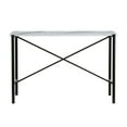 thumbnail image 4 of Evelyn&Zoe 46" Blackened Bronze Metal/Faux Marble Console Table, 4 of 5