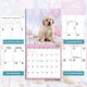 thumbnail image 4 of Calendario de Pared 2026, Calendario de Pared Golden Retriever, Abierto de 12" x 24", Organizador de Calendario Familiar con Imágenes Golden Retriever, para Amantes de los Perros, 4 of 6